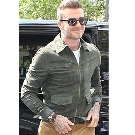 David Beckham Shearling Cotton Jacket Ubicaciondepersonascdmxgobmx