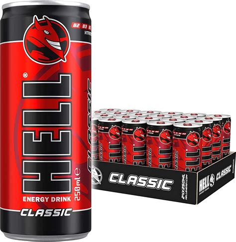 Hell Energy Drink Classic 250ml 24pk