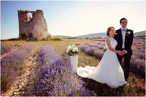 Lavender Field Wedding In Provence