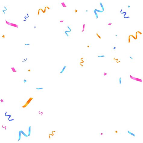 Colored Confetti On White Background 2043232 Vector Art At Vecteezy