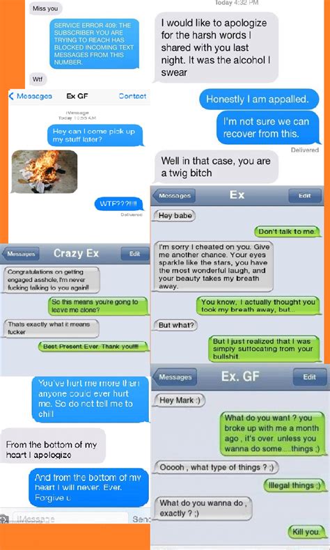 Ex Girlfriend Text