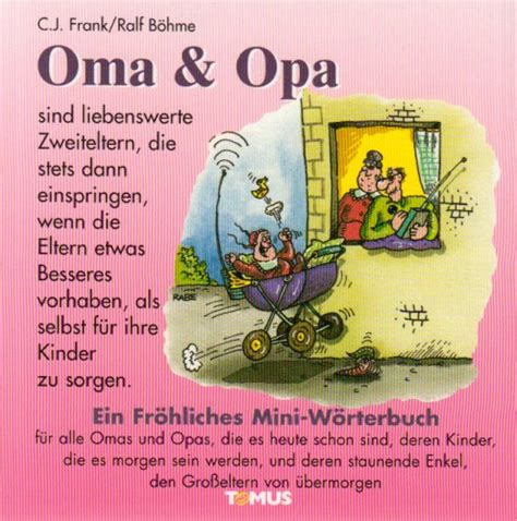 Oma Und Opa Mini Ein Fröhliches Mini Wörterbuch Für Alle Omas Und