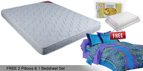 Buy Convenio 4 Inches Thick Foam Mattress By Kurl On Free Offer At 100 Off By Kurl On Pepperfry