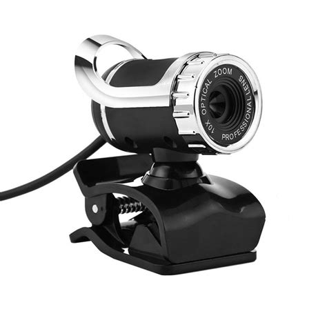 Carprie Cámara Web De Webcam Hd De 360 Grados Micrófono Incorporado Para Ordenador De