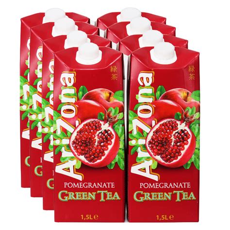 Kaufen Arizona Green Tea Pomegranate 8er Pack Online Shop My Low Carbde