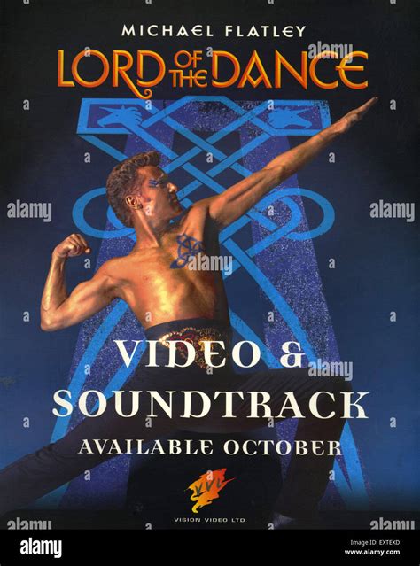 1990s Uk Lord Of The Dance Poster Stock Photo Alamy
