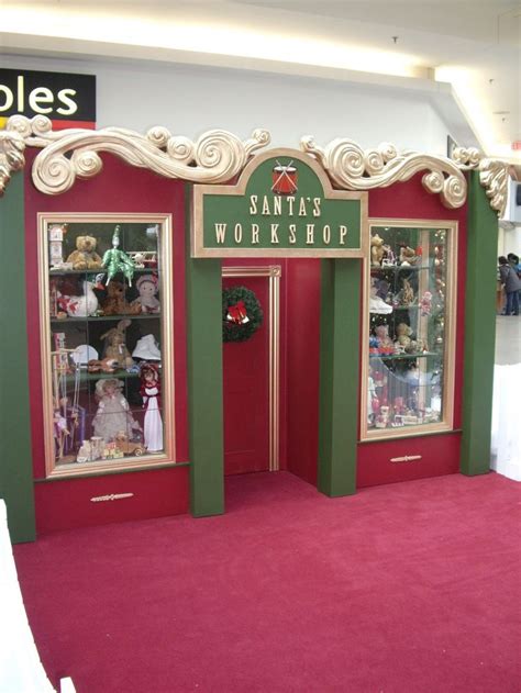 Decide a theme before starting the bay decoration. Outdoor decorations santa's workshop building | the ...