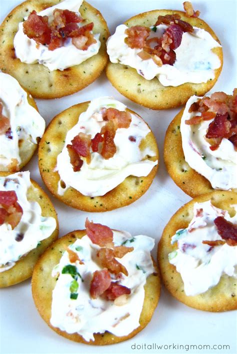 Easy Cream Cheese And Bacon Appetizers Do It All Working Mom