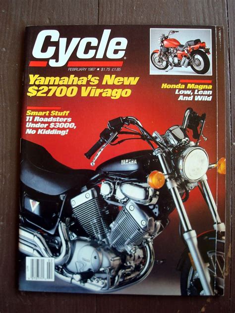 February 1987 Cycle Magazine Road Tests Honda Vf700c Magna Yamaha