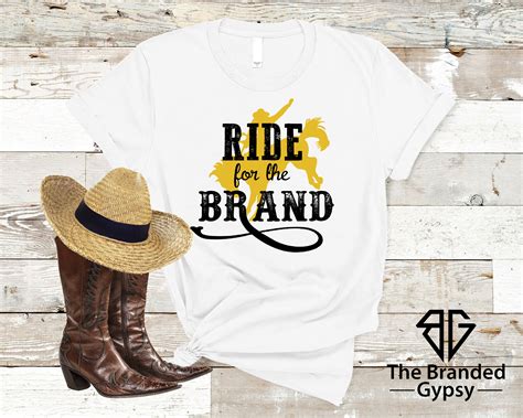 Ride For The Brand Yellowstone T Shirttanktransfer Etsy
