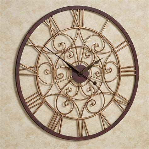 Ralston Round Metal Wall Clock