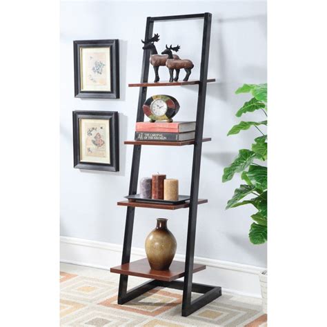 Convenience Concepts 4 Tier Ladder Bookshelf Ladder Bookshelf Ladder