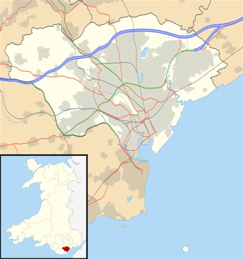 500px Cardiff UK Location Map.svg 