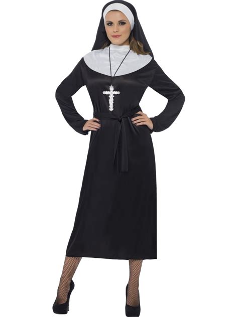 Nun Costume Nun Costume Black With Dress And Headdress Great Costume