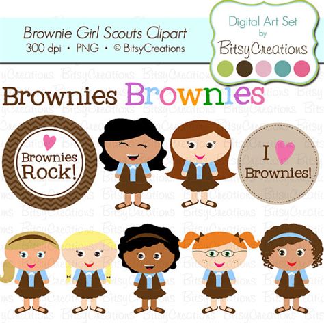 19 Girl Scout Brownie Clip Art Clipartlook