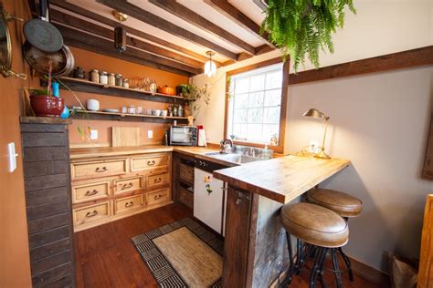 Tour Of A Hand Crafted Rustic Tiny House In Portland Oregon Living