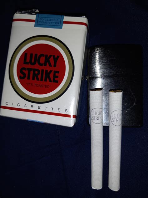 First Time Trying Lucky Strike Unfiltered Cigarettes
