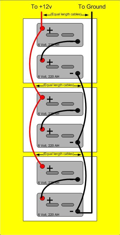 Question How To Wire 6 6 Volt Batteries Solar Energy Solar Power