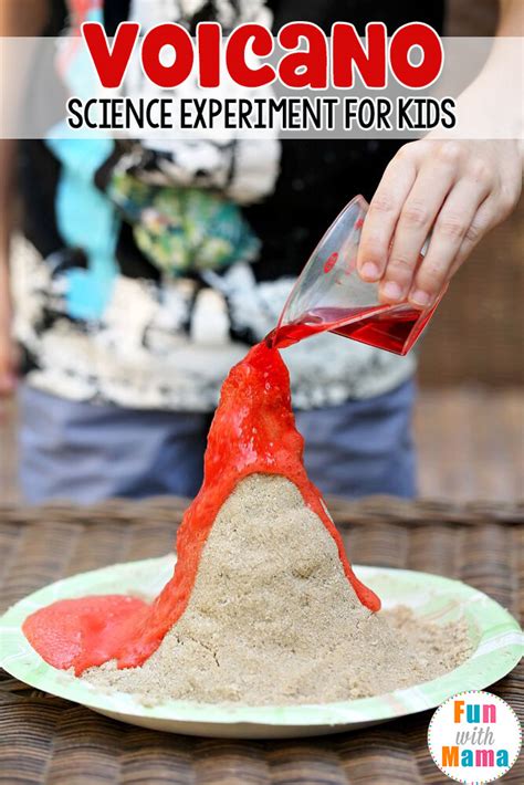 Volcano Experiment For Kids Fun With Mama