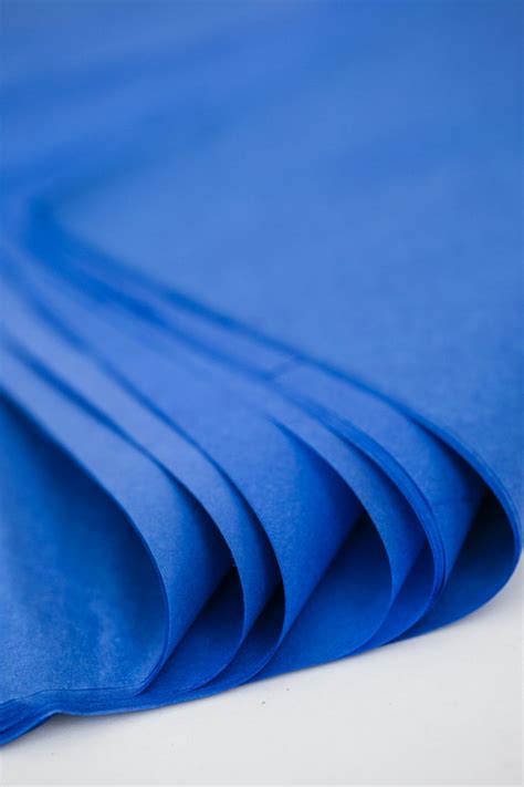 Royal Blue Tissue Paper Bulk Tissue Paper 24 Sheets Blue Etsy