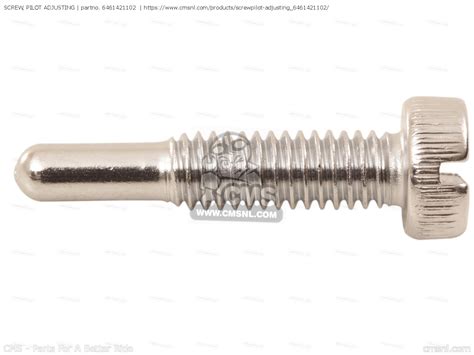 Screw Pilot Adjusting For Gt80 1973 1974 Usa Order At Cmsnl