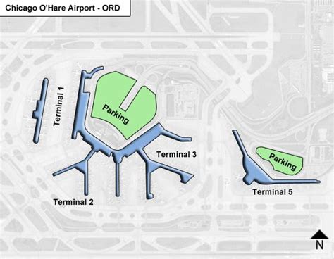Chicago Ohare Airport Map Ord Terminal Guide
