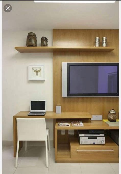 #3 choose a small desk. Pin by Imen Rais on Tv stand ideas | Home office design, Interior, Interior design