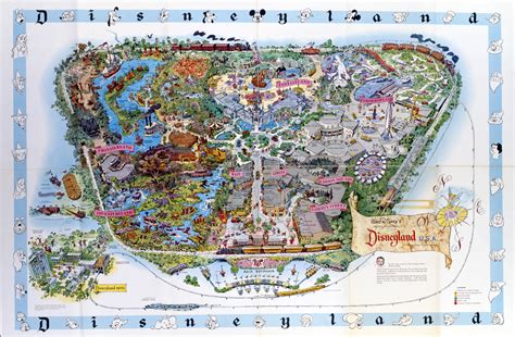 Insights And Sounds Rarest Of All Disneyland Maps