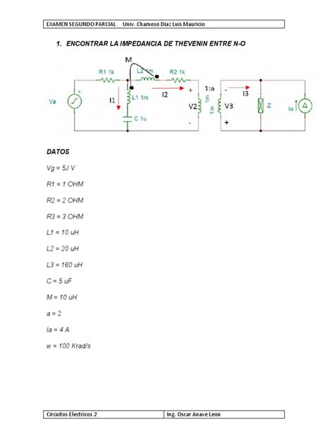 Circuitos Electricos Pdf Electrodinámica Ingeniería Electrónica