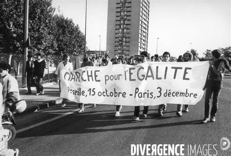 Marche Pour Légalité Et Contre Le Racisme De 1983 Par Pierre Ciot