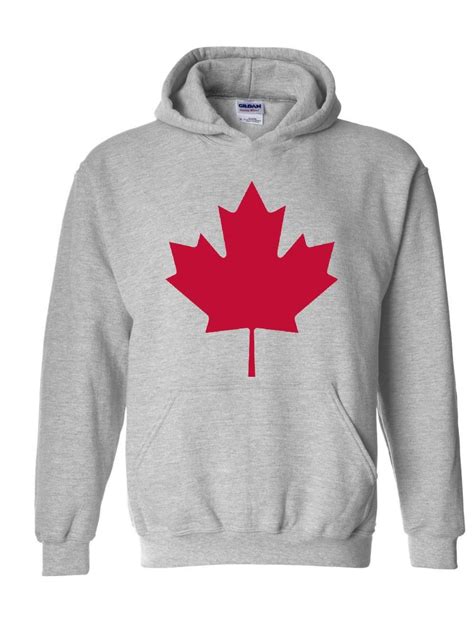 Iwpf Unisex Canada Flag Canada Maple Leaf Hoodie Sweatshirt Walmart