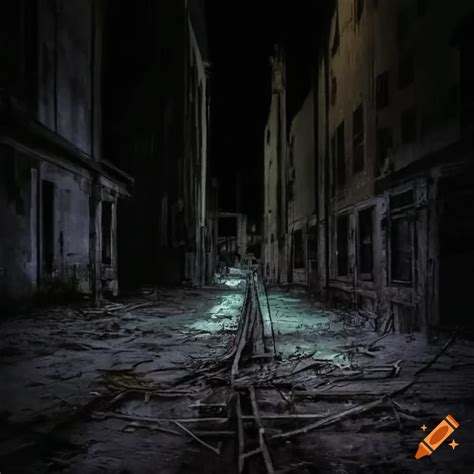 Abandoned City Night Creepy