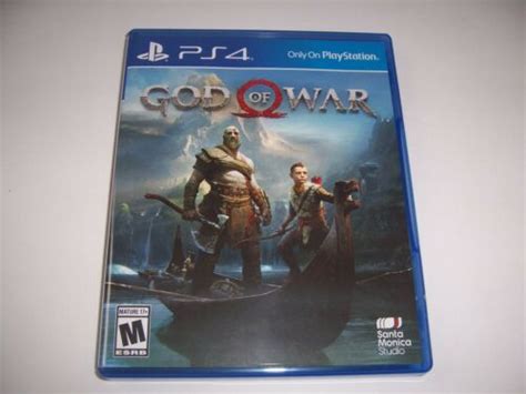 Original Box Case Replacement Sony Playstation 4 Ps4 God Of War Ebay