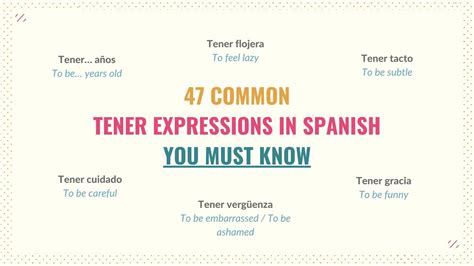 Common Tener Expressions In Spanish You Must Know Tell Me In Spanish