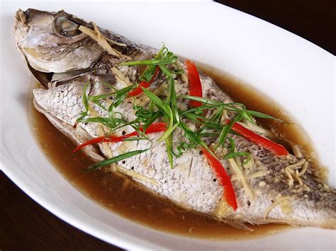 This is a classic preparation for steamed chinese fish. Asian Style Steamed Fish - Ang Sarap