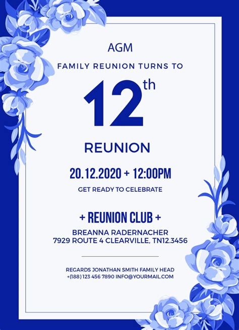 Try adobe spark's family reunion templates to help you easily create your own design online in minutes, no design skills needed. 34+ Family Reunion Invitation Template - Free PSD, Vector EPS, PNG Format Download | Free ...