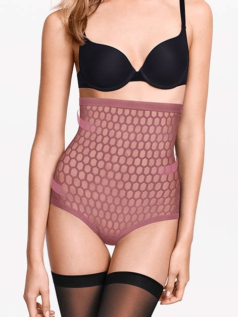 Wolford Honeycomb Control Panty High Waist Corrigerende Hoge Slip