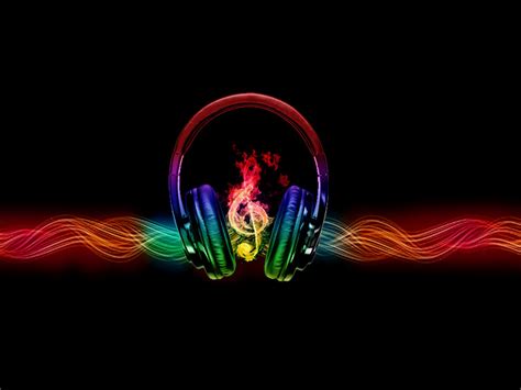 Cool Wallpapers Neon Headphones