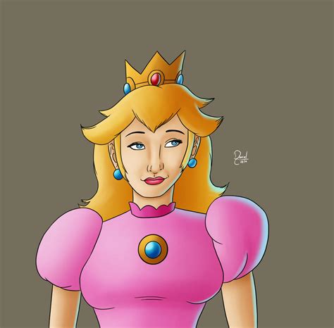 Princess Peach Toadstool By Danielbrother On Deviantart