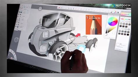 Enable the customizable perspective grid for additional help when drawing. Vẽ tranh kỹ thuật số Autodesk SketchBook Pro Enterprise ...