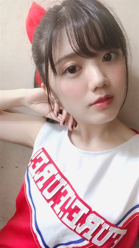 Highres 1girl Black Hair Bow Cheerleader Nagae Rika Photo Medium