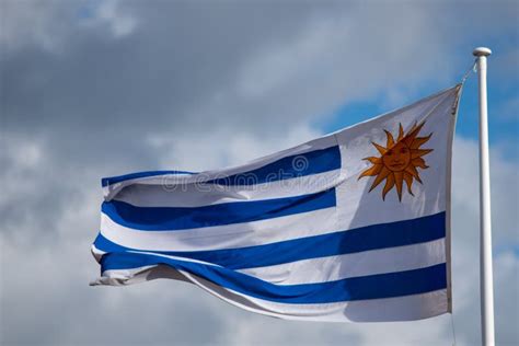 Uruguayan Flag With Space For Text Stock Image Image Of Space