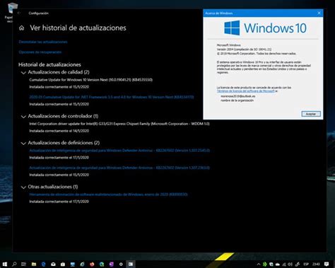Windows 10 Aio 20h1 V2004 Build 19041508 Español Septiembre 2020