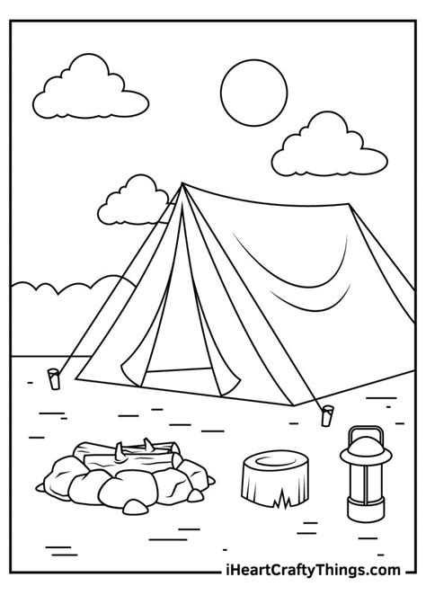 Camping Coloring Pages 100 Free Printables