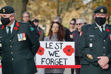 A Closer Look At The Remembrance Day Ceremony In Victoria Park Cbc News