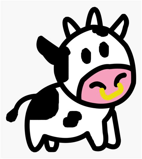 Images For Cute Animated Cows Cute Cow Png Transparent Png Kindpng