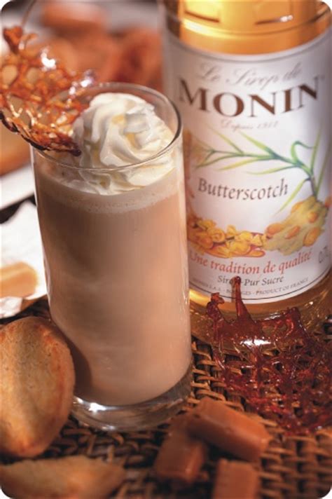 Butterscotch Monin Syrup Monin Syrup Hot Coffee Drinks Monin