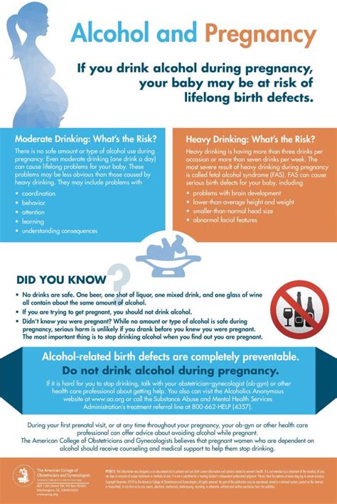 Alcohol And Pregnancy Infographic Alcohol Awareness