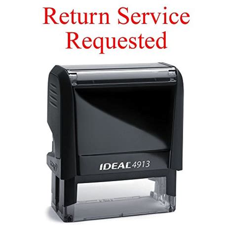 Melrose Stamp Muretservr Return Service Requested Rubber Stamp For