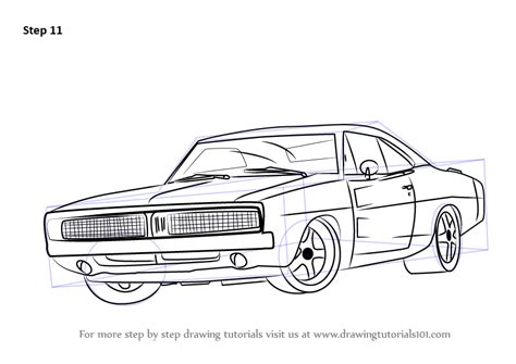 Dodge Charger Drawing At Explore Collection Of